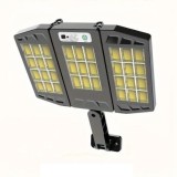 Lampa Solara 161 LED COB, Senzor Miscare, Telecomanda, Exterior, Gradina, Iluminat Eficient