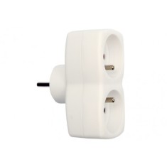VOREL Priza dubla 16A tip splitter cu impamantare