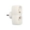 VOREL Priza dubla 16A tip splitter cu impamantare