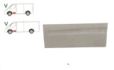 Panou reparatie usa fata MERCEDES VITO/ VIANO (W639), 01.2003-10.2010, partea stanga, metal galvanizat; cu gauri ornament,