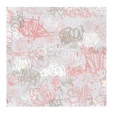 Tapet copii, cu grafiti, My Kingdom, M51303