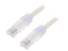 Patch cord alb 1m U/UTP Cat6 LSZH 24AWG