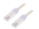Patch cord alb 1m U/UTP Cat6 LSZH 24AWG