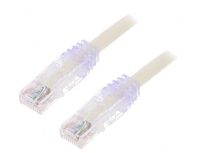 Patch cord alb 1m U/UTP Cat6 LSZH 24AWG foto