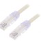 Patch cord alb 1m U/UTP Cat6 LSZH 24AWG