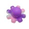 Jucarie antistres din silicon, flippy, pop it now and flip it, caracatita reversibila, multicolor, v7