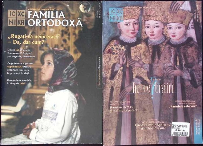 FAMILIA ORTODOXA NR.1/2012, NR.9/2024 (2 REVISTE)-APARUTA CU BINECUVANTAREA I.P.S. PIMEN ARHIEPISCOP AL SUC-263439