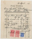 Romania, Spitalul Filantropia, Factura, Craiova, 1933