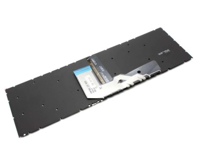 Tastatura HP Argintie Envy 17M-CG iluminata layout US fara rama enter mic, NSK-XW1BC iluminata layout US fara foto