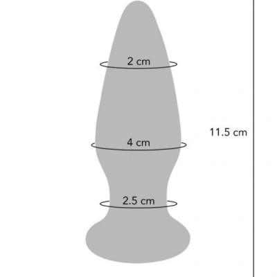 TOYJOY - THE SHINING VIBRATING GLAS BUTTPLUG foto