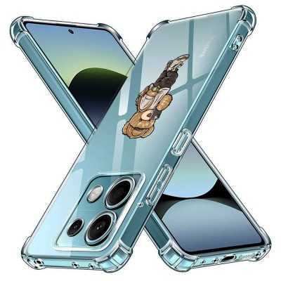 Husa antisoc pentru xiaomi redmi note 14s - airbag tpu, col&amp;Egrave;uri ranforsate- selfie foto