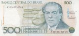 Bancnota Brazilia 500 Cruzados (1986) - P212c UNC ( comemorativa - vezi descriere )