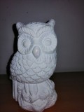 Decor Figurina statueta bufnita alba greutate pentru hartii hartie prespapier