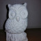 Decor Figurina statueta bufnita alba greutate pentru hartii hartie prespapier