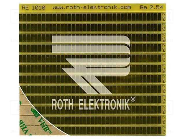 Placă universală prototip singură faţă ROTH ELEKTRONIK 90x100mm