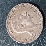 Germania drei mark 3 mark 1910 A, argint , 16,68 grame