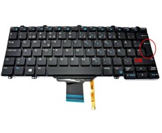 Tastatura Dell Latitude E5270 iluminata layout UK fara rama enter mare, Latitude E7270 iluminata layout UK