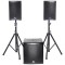 KIT SUBWOOFER 15&quot;/38CM + 2 SATELITI 10&quot;/25CM 800W RMS