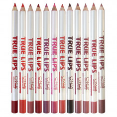 Set creioane de buze True Lips MN, 12 bucati foto