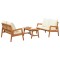 Set bistro 3 buc. Maro Lemn Solid de Acacia - 3