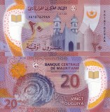 Mauritania 20 Ouguiya 2020 Bancnota Polimer UNC Africa, Bancnote Mauritania