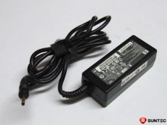 Alimentator laptop HP 19.5V 2.05A 40W cu mufa neagra deteriorata 608435-002 foto