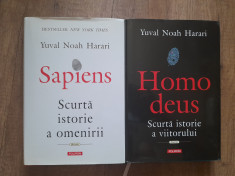 Sapiens + Homo deus - Scurta Istorie a Omenirii - YUVAL NOAH HARARI foto