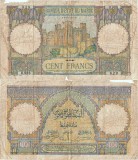 1941 (14 V), 100 Francs (P-20a.3) - Maroc