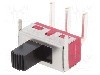 Intrerupator glisant, 2 pozitii, SPDT, ON-ON, C&amp;K - 1101M2S4AQE2