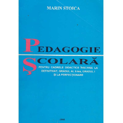 Marin Stoica - Pedagogie scolara - 135362 foto