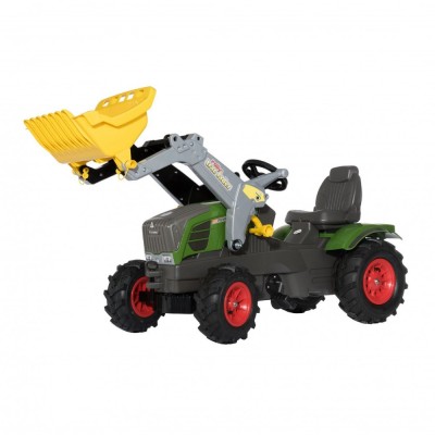 Tractor cu pedale Fendt 211 cu incarcator si roti pe aer Rolly Toys foto