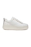 Geox sneakers din piele D SPHERICA ECUB-2 culoarea alb, D46WVA 00085 C1000