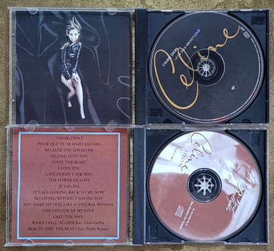 Două cd-uri audio cu muzică pop, Celine Dion foto