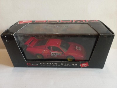 Macheta Ferrari 512 BB Ch.Pozzi-Francia Le Mans - 1981 scara 1:43 BRUMM foto