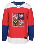 Echipa națională de hochei tricou de hochei Czech republic Adidas World Cup 2016 Authentic Jersey red - XL