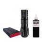 Kit tatuaj, Inkone PRICK, set complet, aparat cu stroke reglabil, consumabile incluse, pentru &icirc;ncepatori
