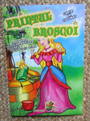 PRINTUL BROSCOI CARTE DE COLORAT foto