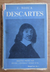 Constantin Noica - Viata si filosofia lui Rene Descartes (1937) prima editie foto