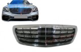 Grila centrala Mercedes S-Class W222 2014-2020 design S65 crom