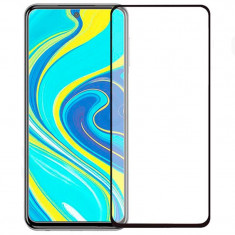 Folie Sticla Xiaomi Redmi Note 9 Pro Tempered GLASS Protectie Ecran 3D Rama Neagra foto