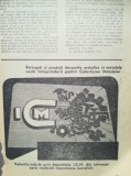 1969 Reclamă &Icirc;ntreprinderea pentru Colectarea Metalelor 24 x 17 comunism ICM