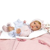 Papusa Nines D&#039;Onil, Susette, nou-nascut, cu parul blond, cu miros de vanilie,