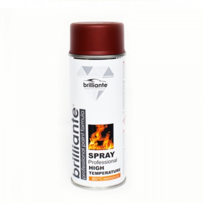 Vopsea spray temperaturi inalte Rosu Brilliante 400ml foto
