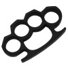 Box Metalic Autoaparare Ideallstore, Pumnal Aluminiu Negru, 11cm, 0.5cm Grosime
