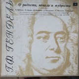 Vinil Handel, Joy Sadness and wisdom, set 3 viniluri in cutie originala, Melodia, Clasica