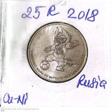 Cumpara ieftin moneda rusia 25 r 2018 mascota c.m. fotbal