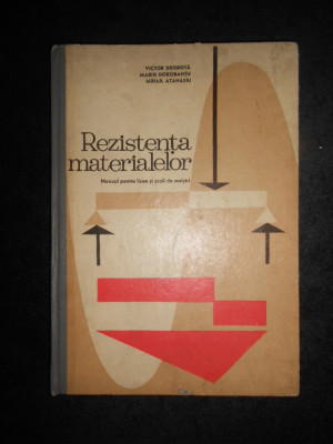 Victor Drobota - Rezistenta materialelor (1975, editie cartonata) foto