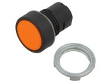 Comutator acționat prin apăsare EAO 22mm, portocalie, IP65
