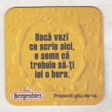 bnk div Suport de carton pentru halba/pahar bere - coaster - Bergenbier