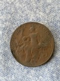 5 CENTIMES 1916 . varianta cu stea.franta